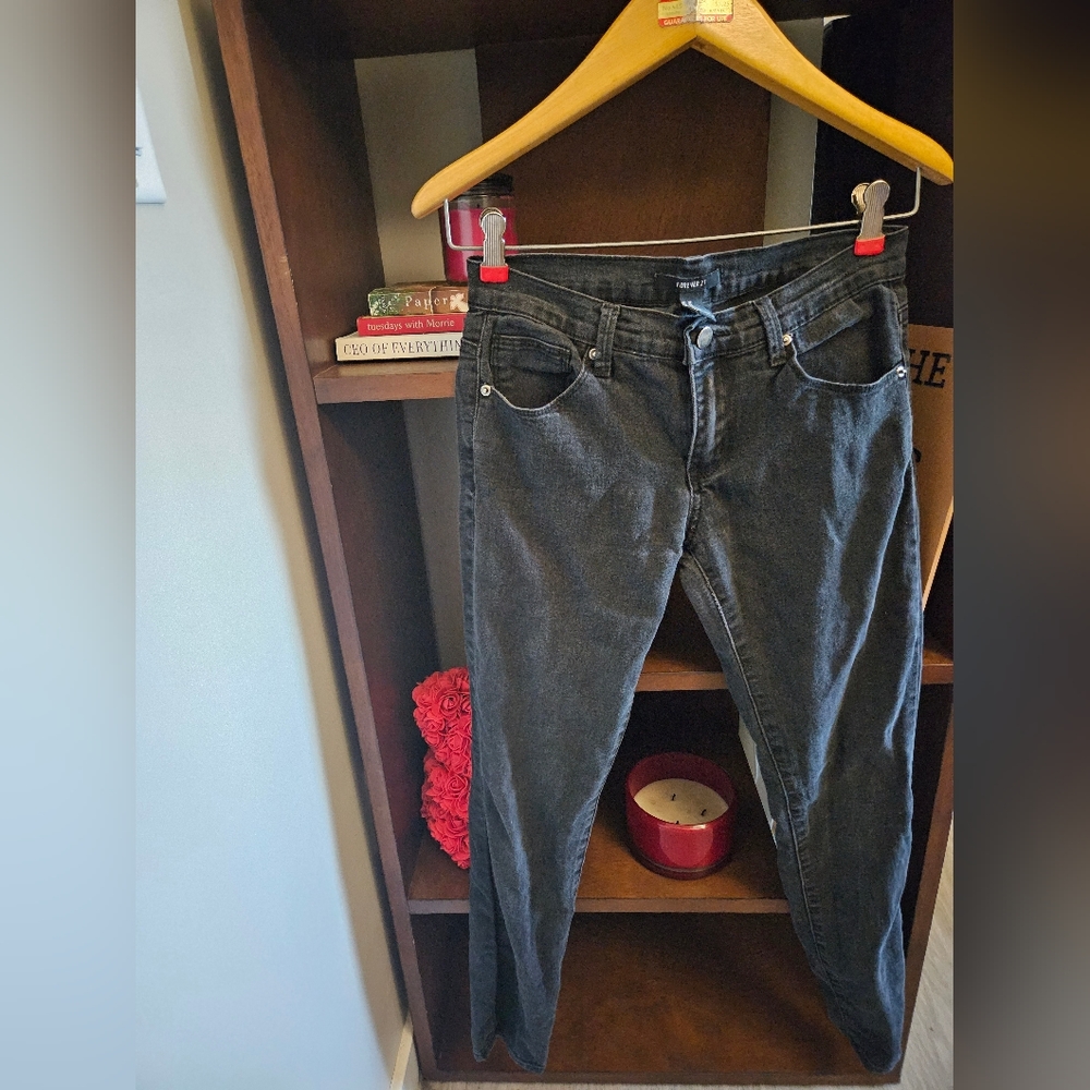 Black skinny jeans